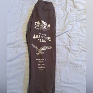 YoungLA Immortal Joggers Brown Size M Used